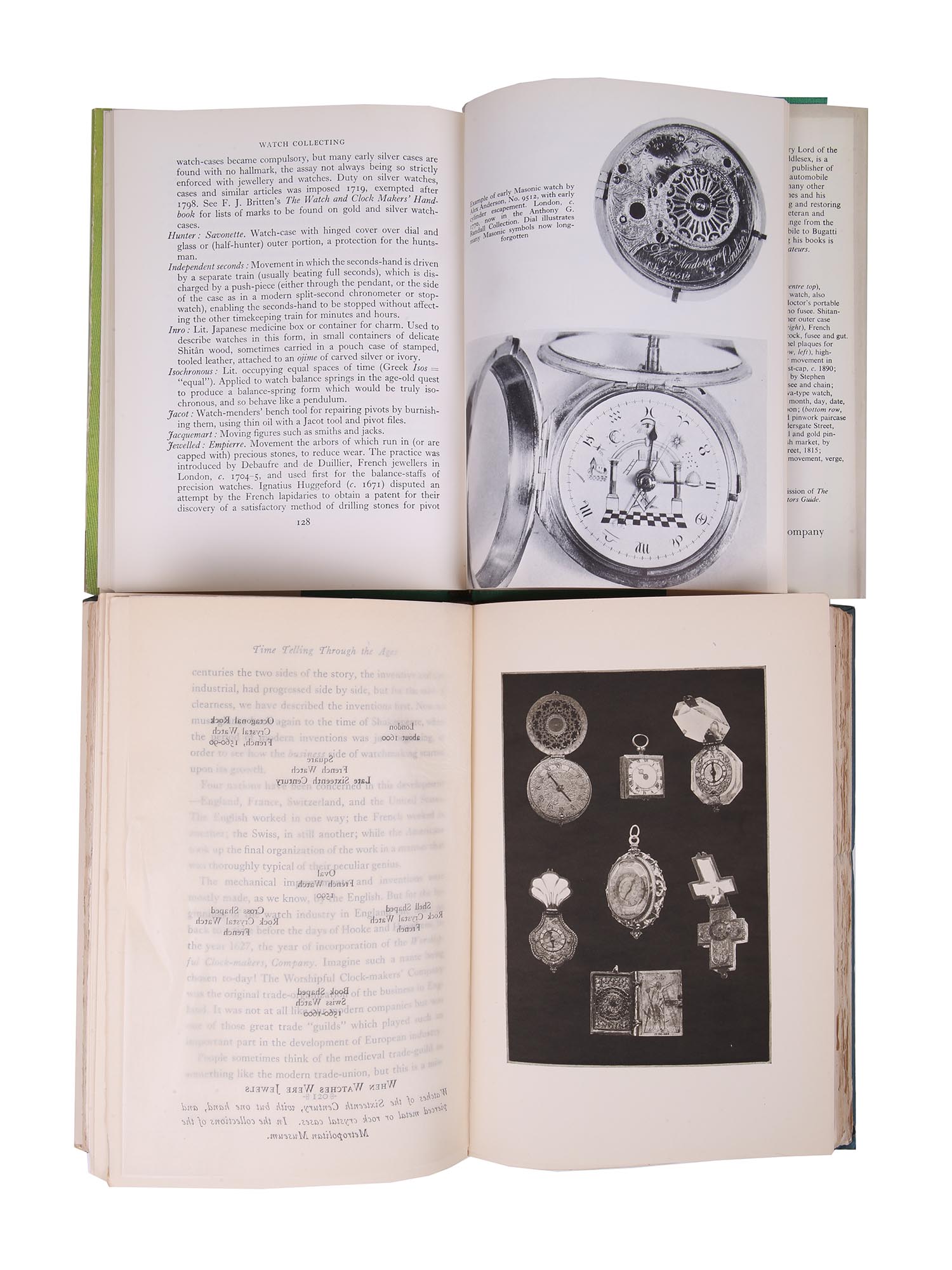 FIVE VINTAGE BOOKS ON WATCHMAKING AND COLLECTING PIC-7